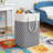 Large Capacity Foldable Fabric Laundry Hamper With Long Handles, 75L Storage Bin For Home, Dorm Or Commercial Use, Multi-Purpose Organizer For Clothes And Household Items-1755599662-1755599661