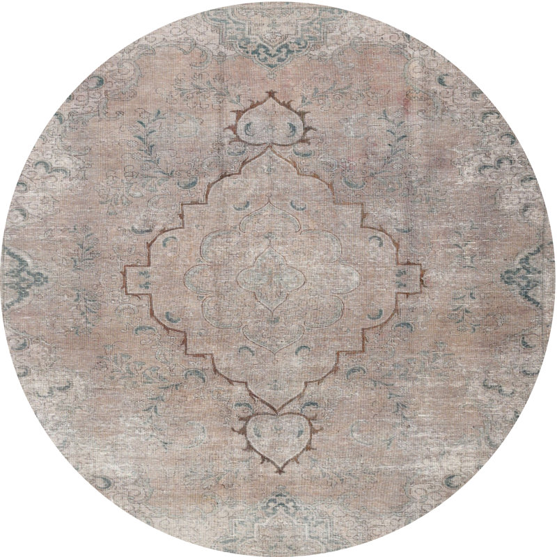 Akayla Oriental Indoor Rug, Round 3'