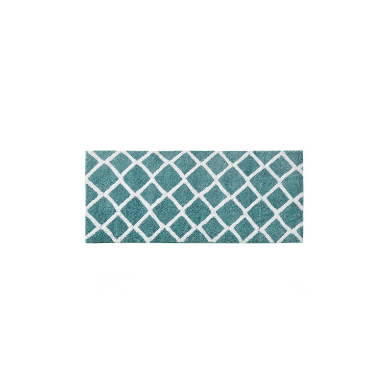 Reversible High Pile Tufted   Bath Rug, Aqua, Single- 60" L x 24" W