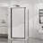 Black Frameless Shower Door 36in.D x36in.W x72in.H Corner Tempered Glass Shower Door 1/4in.Clear Glass Pivot Opening​