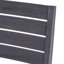 Ensemble de salle à manger d'extérieur extensible en bois d'acacia 7 pièces, gris foncé et gris clair sablé