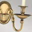 Baddesley Steel Candle Wall Light