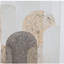 S / 2, art mural encadré en cristal 23,6 x 23,6 po Kaiden sur fond de teinte dorée