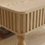 Table basse carrée cannelée à plateau relevable de 31,5 po avec rangement dissimulé et tablette inférieure-665459862-687227197