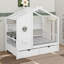 Lit en bois avec tablette de rangement et tiroirs-534581733-534581732