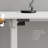 Lemarion Adjustable L-Shaped Metal Base Standing Desk with Power Outlet-440811265-440811267