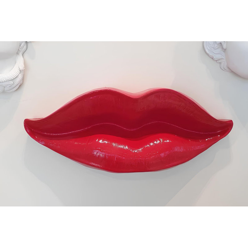 Jaffrey Wall Decor on Polyester, Red