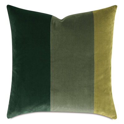 Coussin décoratif en velours Palette