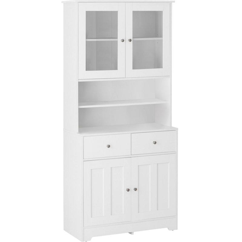 Almehdi 182cm Kitchen Pantry, White