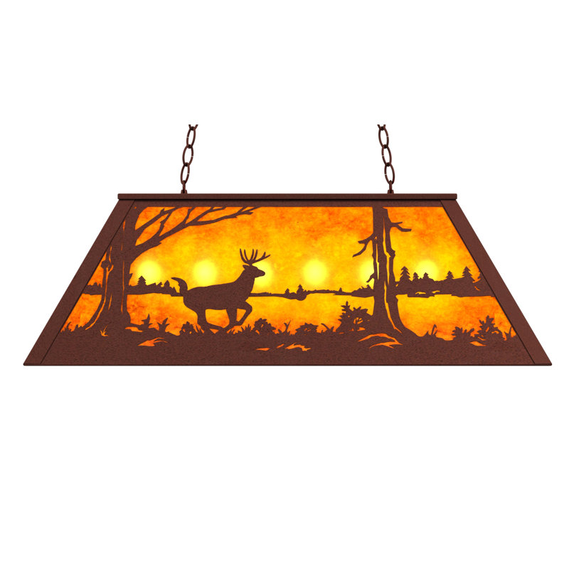 Lockheart 6 - Light Pendant, Rust