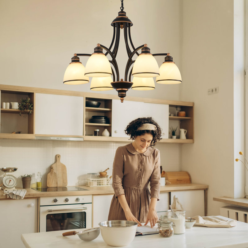 Beechmoor 6 - Light Dimmable Classic / Traditional Chandelier