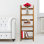 Bibliothèque standard en bois massif H 38 "x l 14"