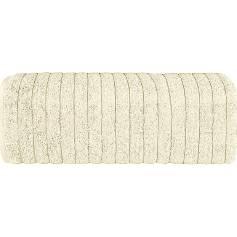 Elegant Comfort 100% Turkish Cotton Braided Viscose Stripe Jumbo Bath Towel - Hotel Spa Quality Extra Large 35 X 70 Inch Bath Towel Soft