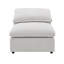 Canapé d'angle modulaire 6 pièces Naveen Linen avec pouf