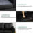 3-piece Faux Leather Sectional Sofa-1459273675