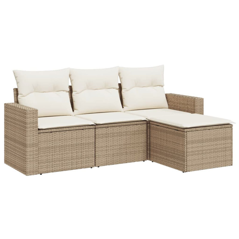 Vidaxl Garden Sofa Set Beige