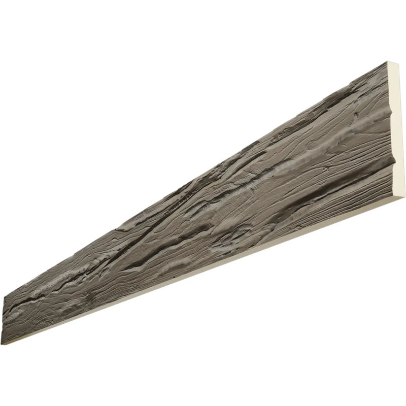 Planche en faux bois Riverwood Endurathane, Chêne des récoltes, H 4 po x l 72 po x P 1 po