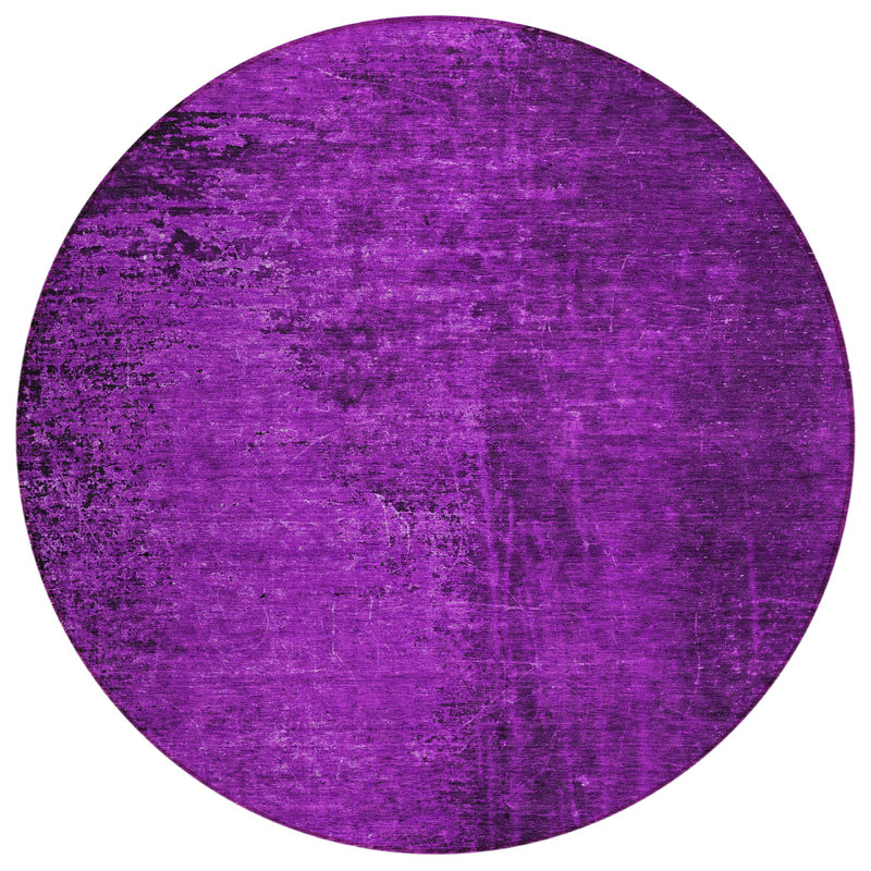 Tapis d'intérieur rond 8 po