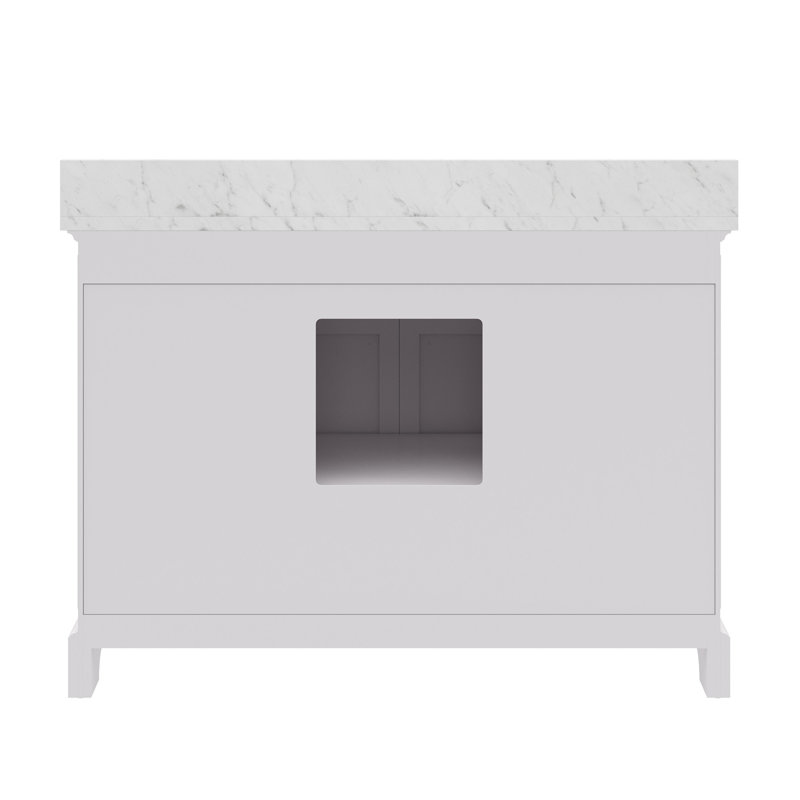 Derby 48'' W Single Vanity, Pure White
