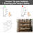 Freestanding Shoe Storage Cabinet With 6 Flip Drawers, Space-Saving Shoe Organizer With Metal Handles For Entryway, Narrow Shoe Rack Cabinet-1198677645