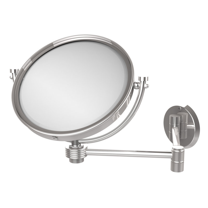 Metal Wall Mirror, Polished Chrome