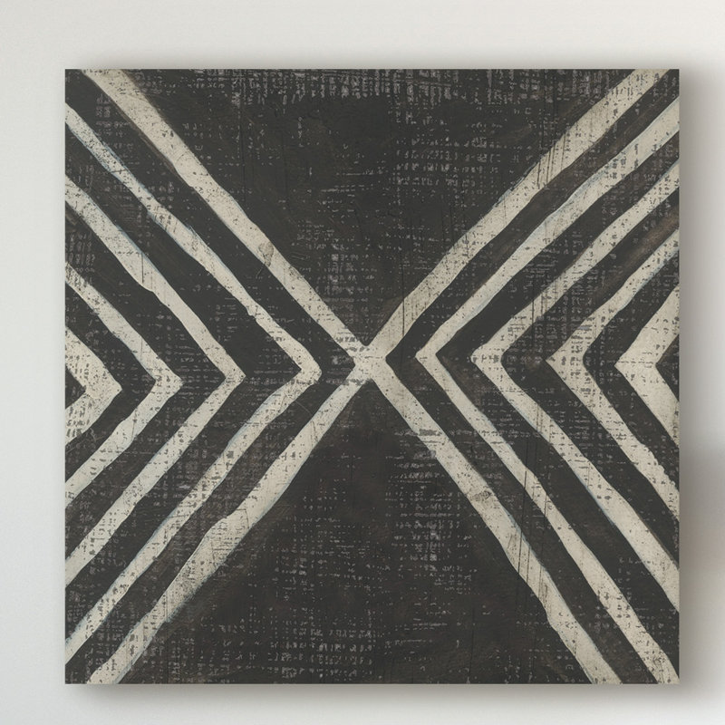 Art mural sur toile tendue - "Stone I" de Chariklia Zarris pour décoration de salon, de chambre à coucher ou de bureau - 24 x 24