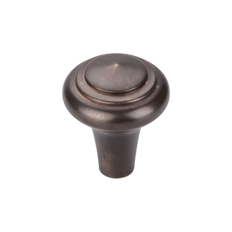 Aspen Peak Round Knob, 1" Knob Diameter, Medium Bronze