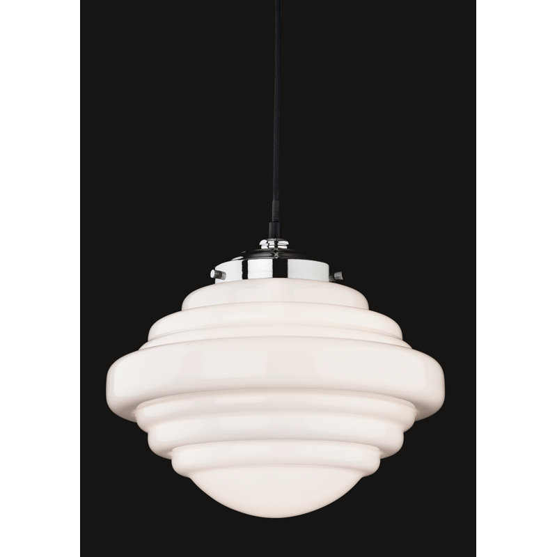 1 - Light Chrome Geometric Pendant