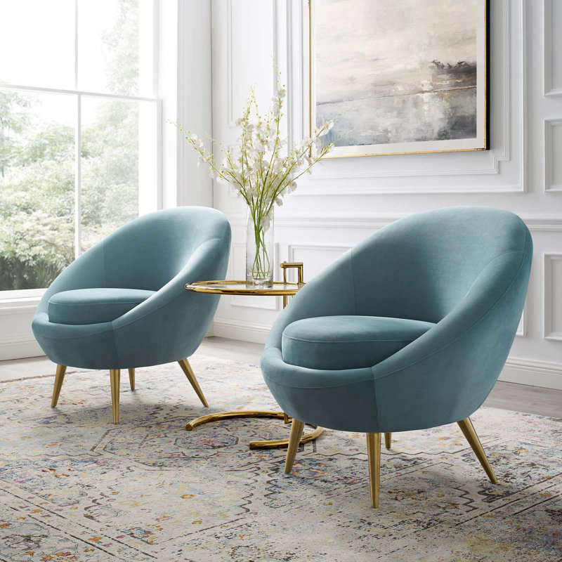 Fauteuil d'appoint circuit Performance, Bleu clair