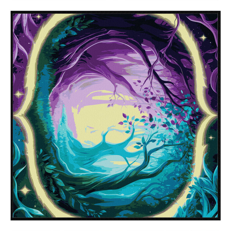 Dreamer's Grove Rug, Square 4'