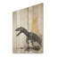 Fossiles de velociraptor minimalistes I - dinosaure sur bois-1490682212