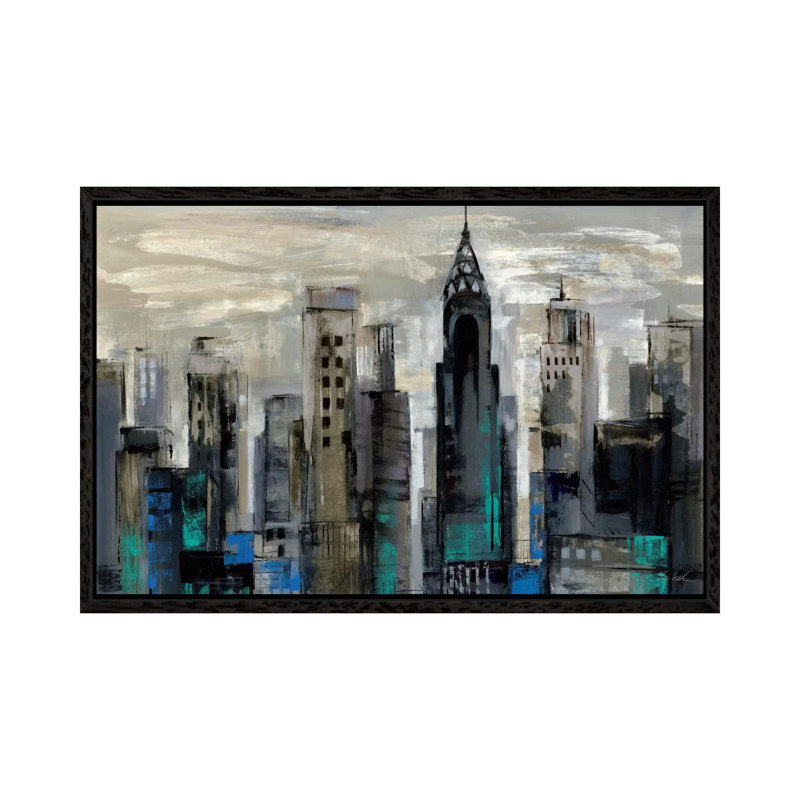 New York Moment by Silvia Vassileva - Gallery-Wrapped Canvas Giclée on Canvas, Black Floater Framed, 101.6 cm H x 66.04 cm W