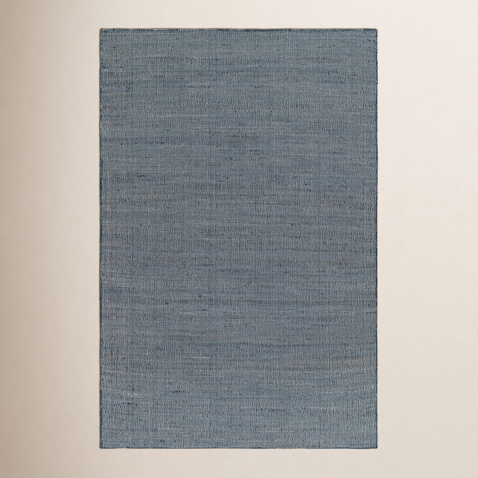 Genelda Handmade Jute / Sisal Blue Rug, Rectangle 10' x 14'