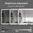 Frameless Led Bathroom Mirror,3 Colors Dimmable,anti-fog,memory Function,wall Mounted Lighted Vanity Mirror-1287647265