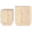 Ebern Designs Nesting Coffee Tables 2 Pcs Solid Wood Pine-2140334200