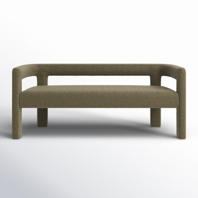 Cedernier Upholstered Boucle Bench