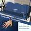 Balancelle de patio 3 places avec auvent avec coussins amovibles et support pour poches latérales-503035558-503035557