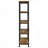 Antique Nutmeg and 4-shelf Bookcase