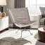 Chaise gonflable Scroll Puff Chaise Bella Ash avec cadre en titane-374386205