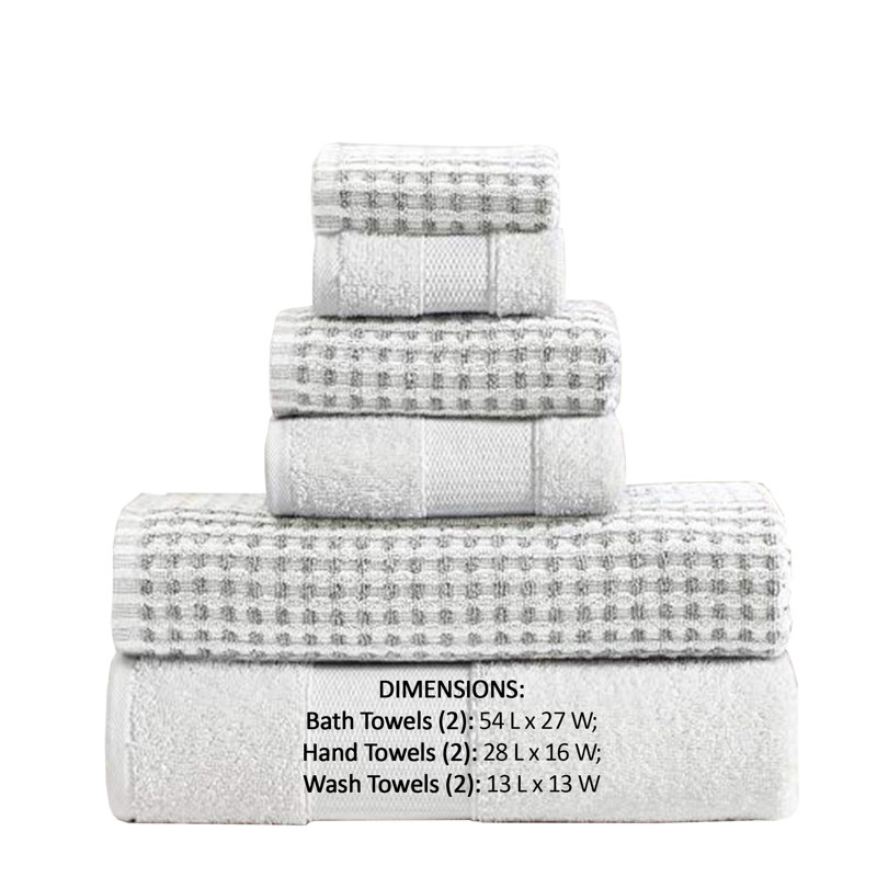 Sallyann Cotton Blend Jacquard Mulit-Size Set, White