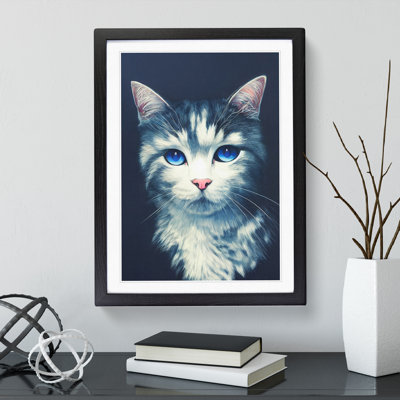 Adorable Cat - Framed Print