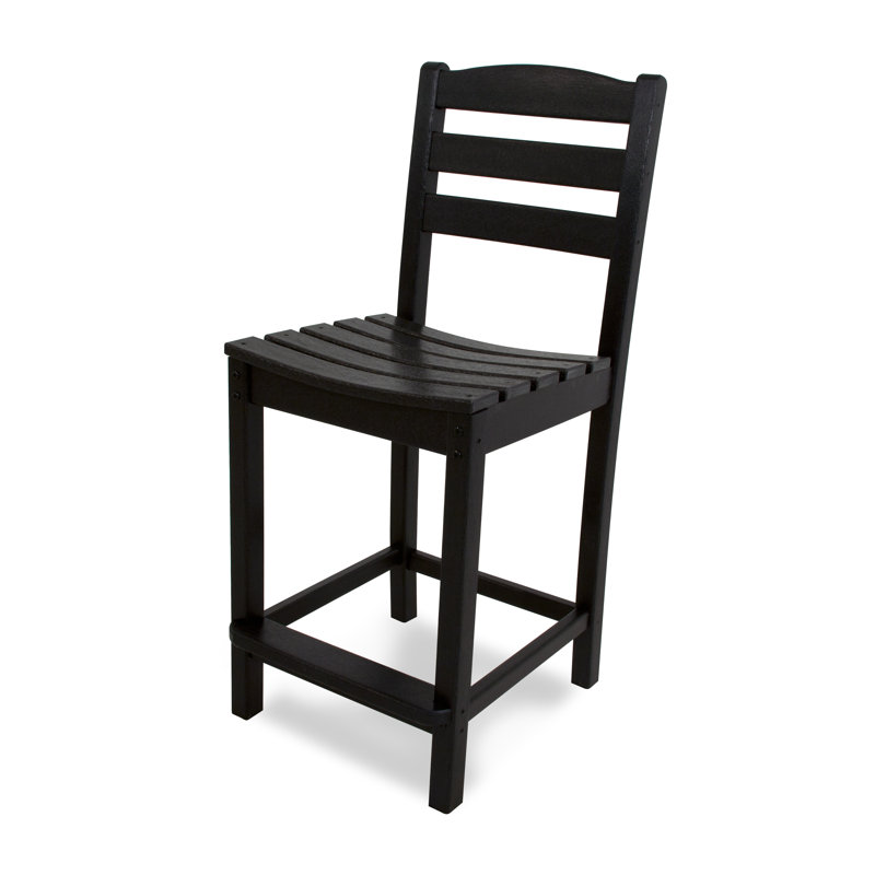Chaise d'appoint de comptoir POLYWOOD La Casa, Noir