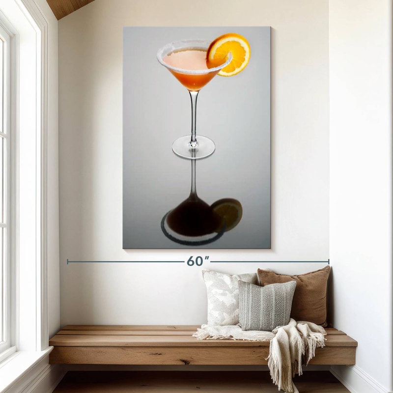 Yarlin Sidecar Cocktail, 51" H x 34" W