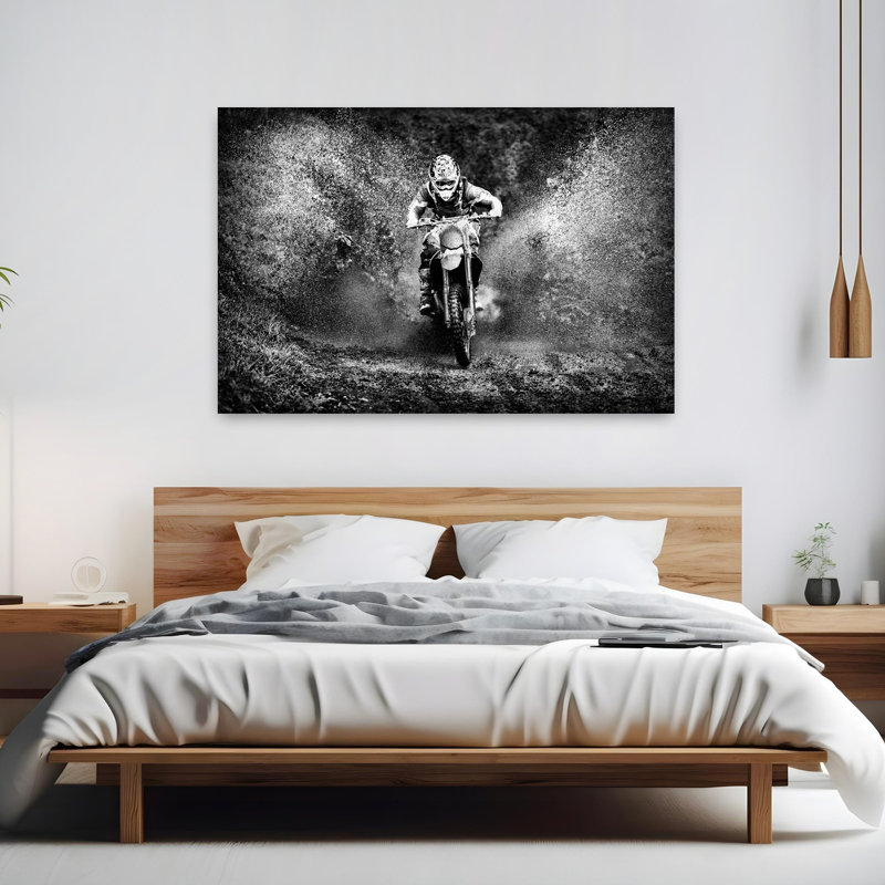 * Dramatic Contemporary Wall Art Print, 101.6cm H x 152.4cm W