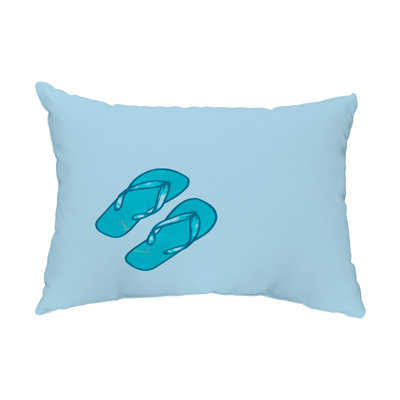Outdoor Reversible Throw Pillow
