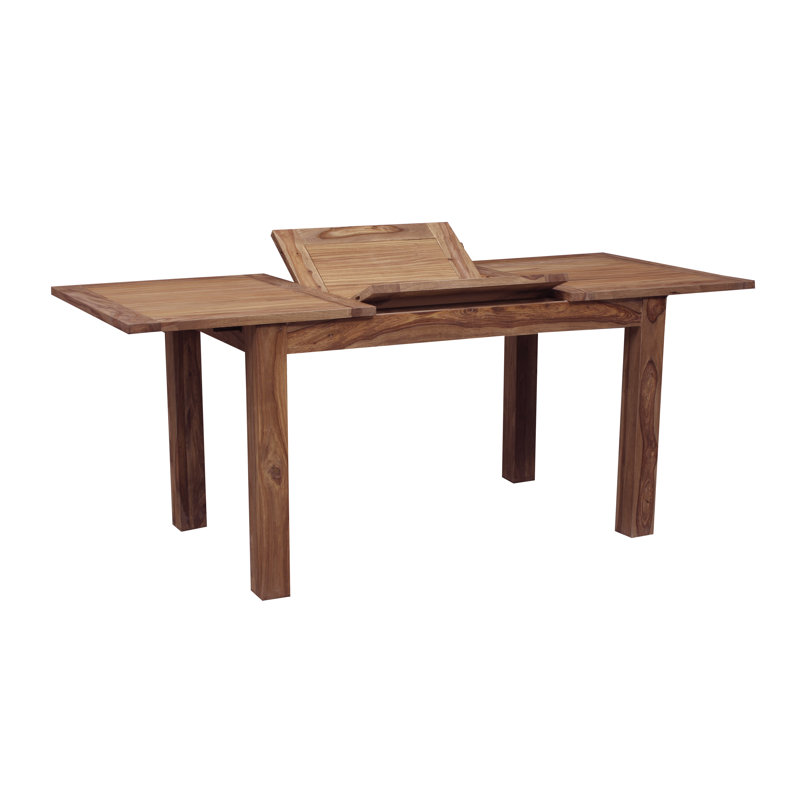 Ensemble de salle à manger en bois massif Sheesham 3 pièces Kanwal, H 30 po x l 32 po x L 52 po