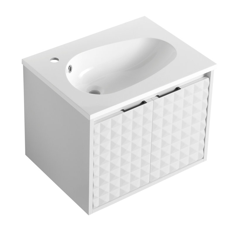 Base de meuble-lavabo simple mural 24 po seulement