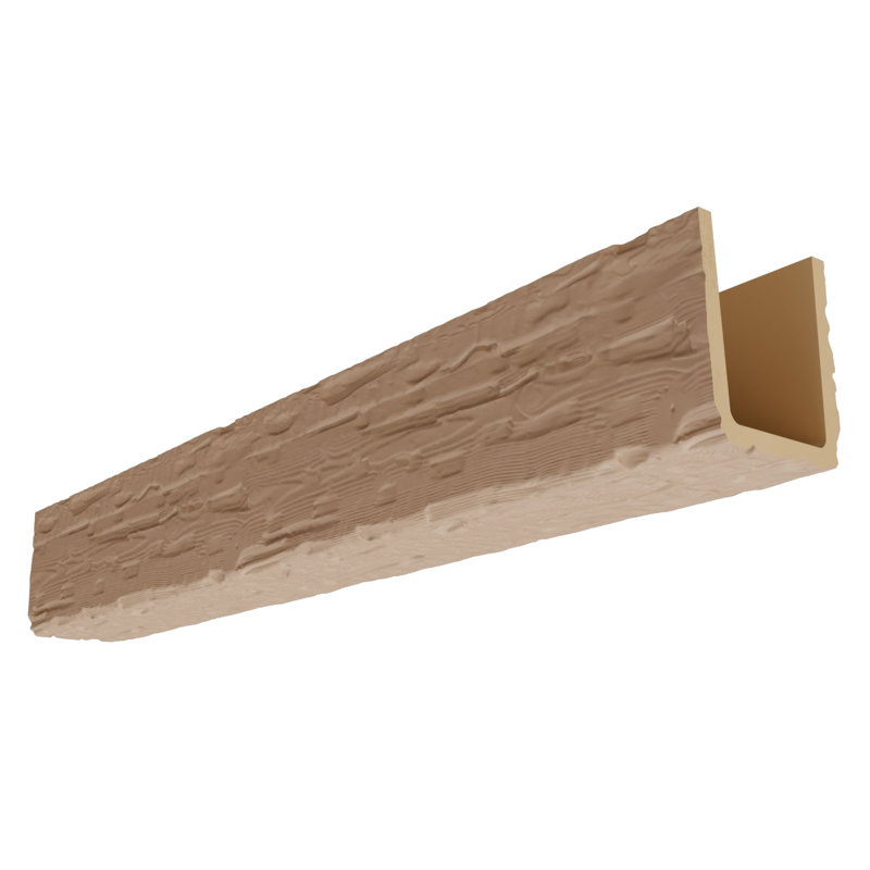 Primed Tan Faux Wood 96" Ceiling Beam