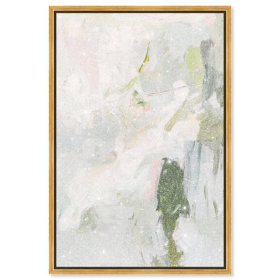 Frosted Foliage Canvas Abstract Print by Oliver Gal, Black Frame, 10 x 15
