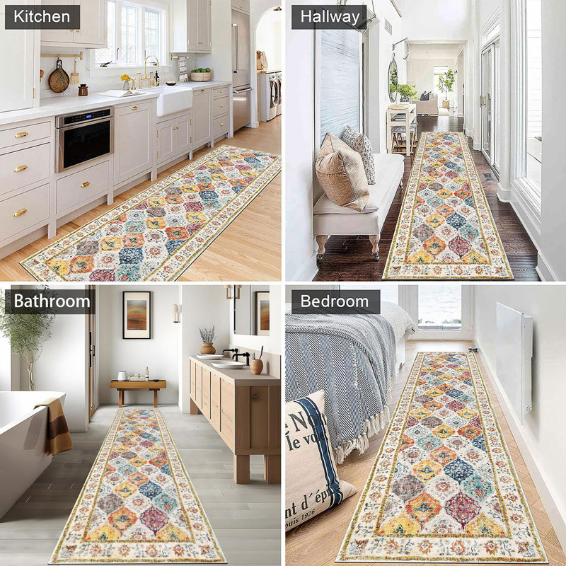  Extra Long Hallway Hall Runner Vintage, Runner 60 x 240cm